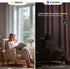 Set 2 42W 84L Inch Grommet Deconovo Blackout Curtains for Bedroom of x Thermal Insulated & Noise Reducing PanelsHome