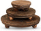 Amyhill 3 Pcs 8/6/4 Inch Wooden Risers for Display Wood Pedestal Stand