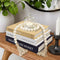 Aesthetic Decorative Books for Home Decor w. Wood Bead - Set of