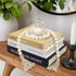 Aesthetic Decorative Books for Home Decor w. Wood Bead - Set of