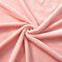 Homiest Cozy 50 60 Inch) Fleece Throw Blanket with Fringe, Soft & Flannel Light Pink Blanket, Lightweight Decorative