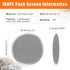 IKAPE 58.5mm Espresso Puck Screen, Reusable Metal Coffee Filters for Baristas, Food-grade Stainless Steel