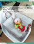 FANKANG Square Nursery Hamper Storage Bins - Foldable Canvas Laundry Basket with Waterproof Coating