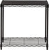 2-Shelf 13.3" 23.2" 22.2" Amazon Basics Stackable Storage, D x W x H, Black