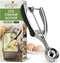 Spring Chef Small 1 Tablespoon Stainless Steel Cookie Scoop for Baking - #60 Cookie Dough Scoop with Trigger Release -