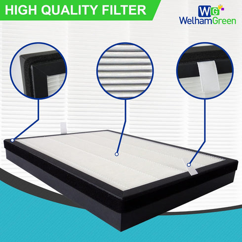 True H13 HEPA & Activated Carbon Filter Set (1-Pack) for Aiper KJ200 Air Purifier, Premium Replacement