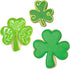 Ann Clark Shamrock Cookie Cutters 3-Pc. Set, Mini, Medium, and Large, Made in the USA