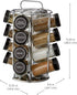 16 Countertop 5 Kamenstein Jar Montauk Revolving Spice Rack Organizer with Spices Included, FREE Spice Refills
