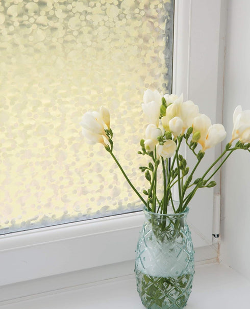 d-c-fix 346-0276 Self-Adhesive Privacy Glass Window Film, Pearl, 17" x 78" Roll