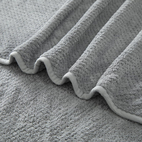 8 Pack Set (2 40"x 80" Sheet,2 Towels,4 Sets Set Towel Extra Large Bath Towels Hand Washcloths) Gray Oversized Bath