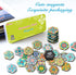 MORCART 30PCS Hexagon Fridge Magnets, Cute Decorative Magnets for Refrigerator and Office Gift