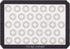 Chicago Metallic Silicone Pastry Mat with Measurements, Baking Mat with Cookie Marks, Gray 16.5x11.5 Inch