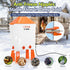 3 250W Lilyang Heated Chicken Waterer Gallon, Chicken Water Heater with Thermostat Control, Freeze-Proof Poultry