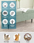 CRFATOP Waterproof Jacquard Ottoman Stool Cover Stretch Folding Storage Footstool Bench Slipcovers Upholstered Foot