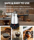 Electric Turkish Coffee Maker, 600ml Stainless Steel Pot, 5 to 6 Cup Capacity, Ergonomic Handle