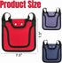 3 Pack Sides(3 Noamus Chicken Saddle for Hens, Premium Outdoor Saddle with Adjustable Strap, Sweater Clothes Poultry
