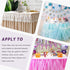 Swpeet 30Pcs Table Skirting Clips Kit for Table 3/4" - 1" with Hook and Loop, Perfect for Wedding Party Events