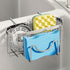 SWTYMIKI Sponge Holder for Kitchen Sink - Movable Kitchen Caddy with M