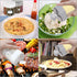 4 Pack 4 in 1 Plastic Salt and Pepper Shaker, 4 Grids Flip Empty Spice Dispensers, Travel Spice Container with Lid and