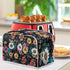 Flower 2 Slice Bread Maker Cover, Dustproof Toaster Cover for Standard Size Kitchen Appliances