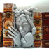 LuckyVin 3D Medusa Printed Decorative Bookend Lightweight Durable Book Shelf Accessories for Friends Stylish Bookend