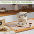 Large Silicone Mats for Kitchen Counter, 14” x 20”(1mm) Clear Non-slip Waterproof Countertop Protector Liner, Non-Stick Baking Mat, Heat Resistant Placemat for Pastry, Translucent(2/Pack)