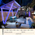 33FT 135 8 Solar Rope Lights Outdoor, LED Solar Rope Lights for Outside, Waterproof Solar Powered Fairy Light