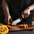 SENBON 440A Stainless Steel Lightweight Pocket Folding Chef Knife, Practical Camping Barbecue Kitchen Knife