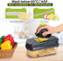 Yusshn Chopper,12-in-1 7 Vegetable Multifunctional Food Chopper,Professional Onion Chopper with Blades,Vegetable Cutter