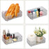 Sumnacon Countertop,Silver Stylish Bathroom Guest Towel Holder-Rectangle Crystal Napkin Holder for Guest Hand Towels