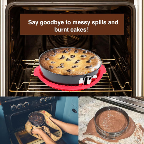 Premium Springform Pan Set - 4, 7, 9, 10 Inches Round Cake Pans with Removable Bottom