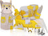 Kids Baking Set 35-Piece with Teddy Bear Apron, Kid Friendly Knives, Cookie