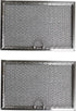 Filter Everything Replacement Microwave Range Filter, Compatible with Frigidaire, GE, LG, Whirlpool, Bosch, 2-Pack
