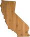 Totally Bamboo California State Shaped Bamboo Serving & Cutting Board