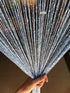1x2 M Door String Curtain Rare Flat Thread Fringe Panel Room Divider for Wedding Coffee House