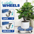 440lbs 15-21 Idzo Heavy Duty Trolley Large Plant Pots Planters Caddies with Wheels Capacity, Plant Stand Adjustable