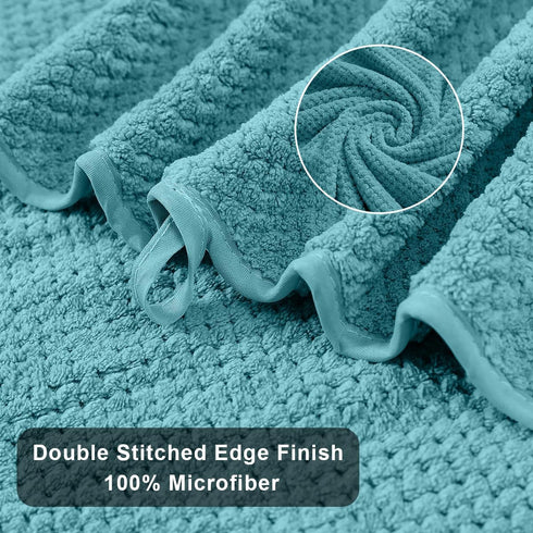 Set 35x70 Inches 600 Set (4-Pack) Hailea Extra Large Bath Towels - Aqua Luxury GSM Oversized Bath Sheet Towel,Ultra