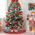 Valentine's Day Tree Skirt – Love Heart Christmas Tree Skirt for Holiday Party Decoration – 36 Inch