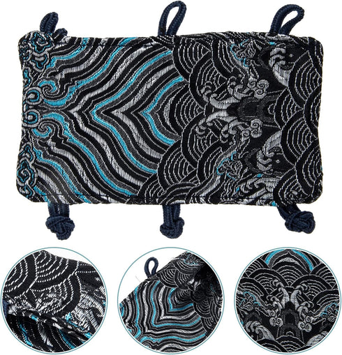 Amosfun Insulated Teapot Handle Gloves - Printed Pot Sleeve Cover for Frying Pan Handle, Non-Slip Kitchen Decor