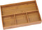 Lipper International Bamboo Wood 4-Compartment Organizer Tray, 11 5/8" x 7 7/8" x 1 3/4"