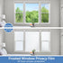 HIDBEA Frosted Window Privacy Film, Non Adhesive Static Cling Glass Stickers for Home Office, 23.6 x 78.7 Inch