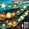 1 Pcs Ocean Beach Themed Sea Life Decorative String Lights 10 FT 30 LEDs, Starfish and Seashell Design for Summer Room
