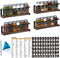 SpaceAid Spice Rack with 24 Spice Jars, 386 Spice Labels, Chalk Marker
