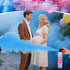 2 Packs, 10ft Large Gender Reveal Smoke Bombs Pink & Blue Biodegradable Powder Spray for Baby Boy or Girl Reveal