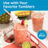 8 Reusable Silicone Smoothie Straws and Cleaning Brush, 30oz - 20oz Tumblers Compatible, Dishwasher Safe
