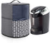 Yarwo Coffee Maker Dust Cover for Keurig K-Classic and K-Select, Gray with Arrow, Visible Cover with Pockets