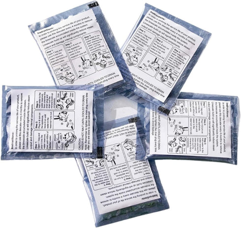 Garment Steamer Descaling Solution Packets, 5 Packs for Mineral Deposits Removal, Works with All Brands