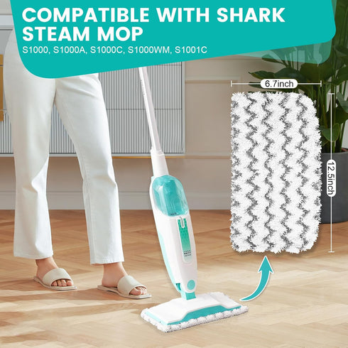 YHOVID 14 Pack S1000/S1000A/S1000C/S1000WM/S1001C, Steam Mop Replacement Pads Compatible with Shark Steam Mops Floor