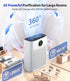Air Purifier Replacement Filter for ECOSELF HAP603, 1 Pack, White