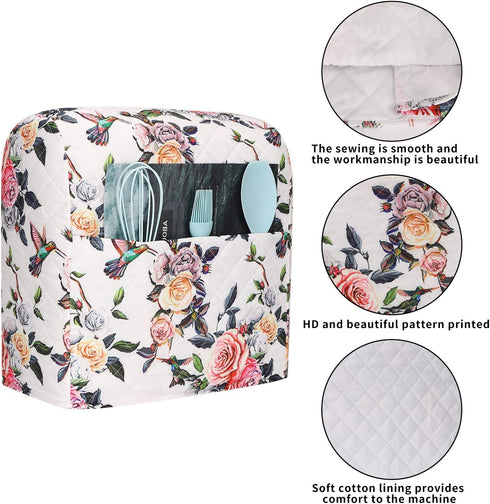 KitchenAid Mixer Cover with Pockets for 5-8 Quart KitchenAid Mixers